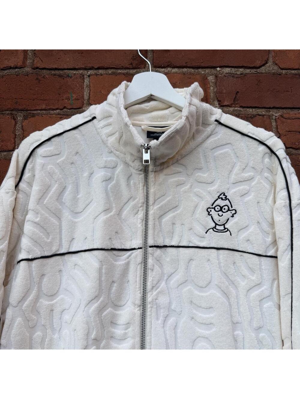 Keith haring H&M embossed zip up track jacket M